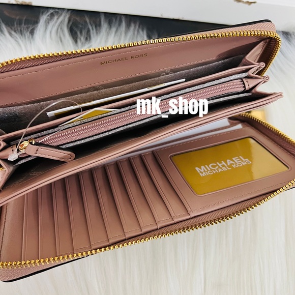 Michael Kors Jet Set Travel Continental Wristlet Wallet - Picture 8 of 15